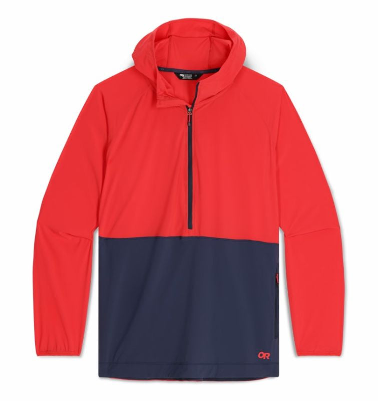 Outdoor Research - Astroman Sun Hoodie Plus Size - Women's - Rhubarb/Naval Blue