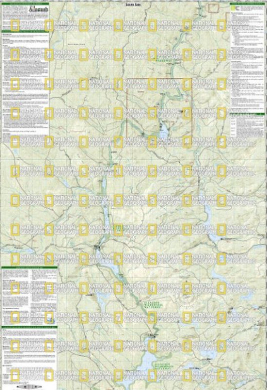 National Geographic - Allagash North Map #400