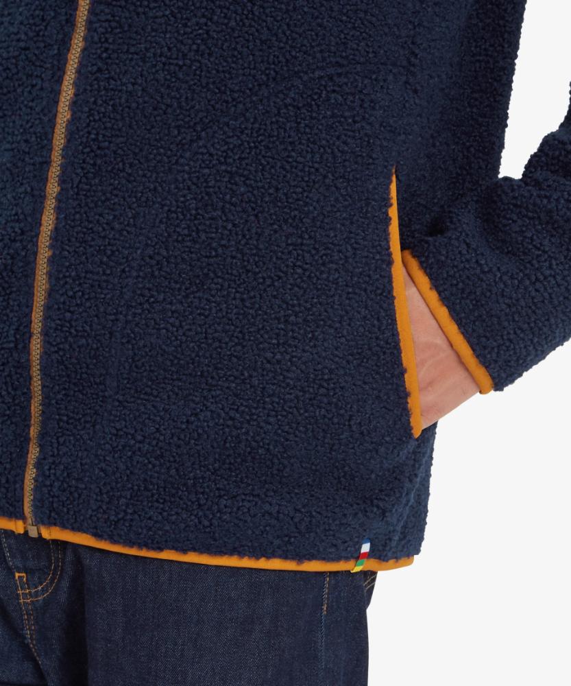 Sherpa - Yatri Full Zip Jacket - Rathee Blue