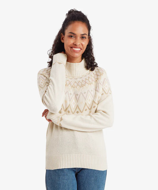 Sherpa - Indu Mock Neck - Ecru