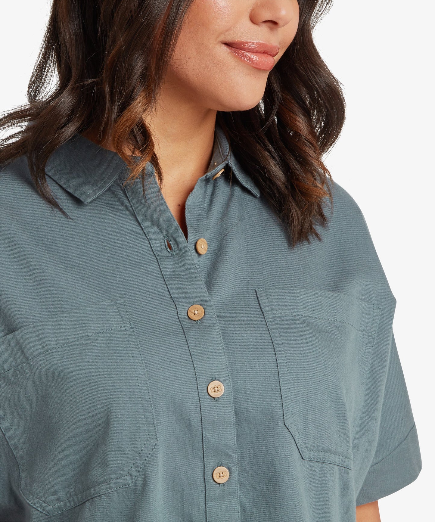 Sherpa - Palmo Ss Shirt - Stormy