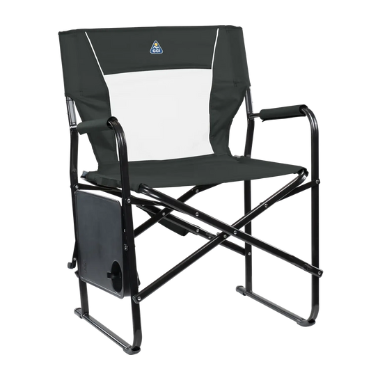 GCI Outdoors - Slim Fold Directors Chair XL - Dark Charcoal