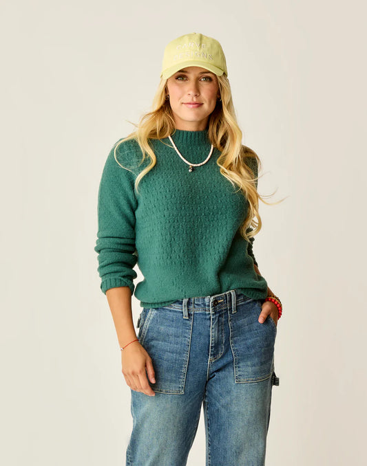 Carve Designs - Monroe Stitched Sweater - Bistro
