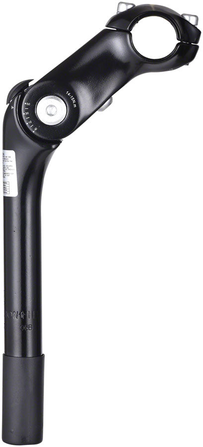 Zoom - Quick Comfort Adjustable Stem - 90x25.4 - Silver/Black