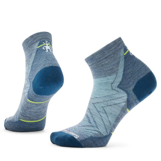 Smartwool - Run Zero Cushion Ankle Socks - Women's - Pewter Blue