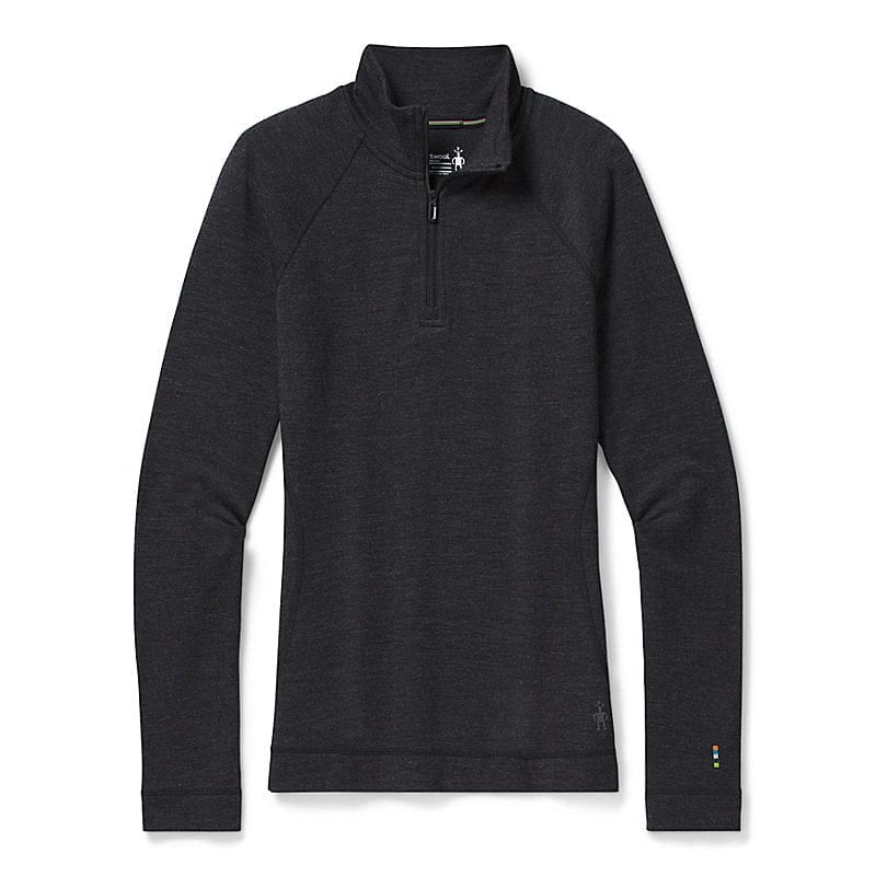 Smartwool - Womens Merino 250 Baselayer 1/4 Zip - Pecan Brown Heather
