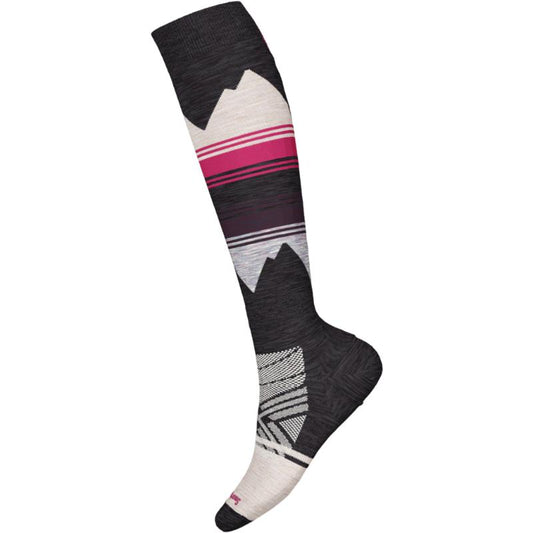 Smartwool - Womens Ski Targeted Cushion Pattern OTC Socks - Charcoal