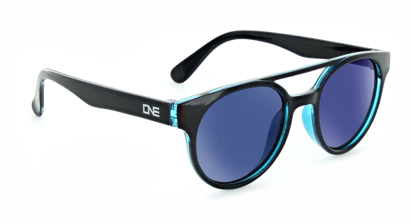 One - Snapdragon Kids' Sunglasses - Shiny Black And Crys