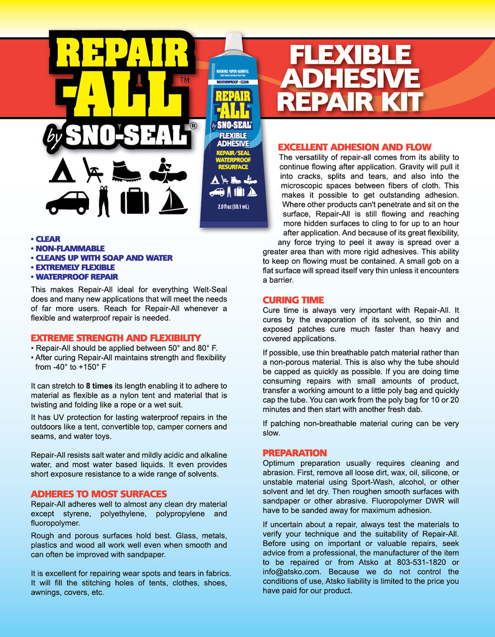 Sno Seal - Repair All Repair Kit