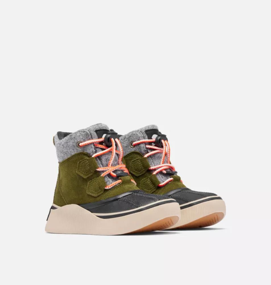 Sorel - Out N About IV Chillz Wp - Youth - Utility Green