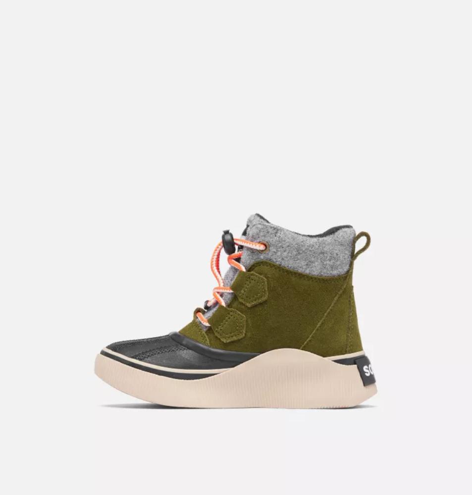 Sorel - Out N About IV Chillz Wp - Youth - Utility Green