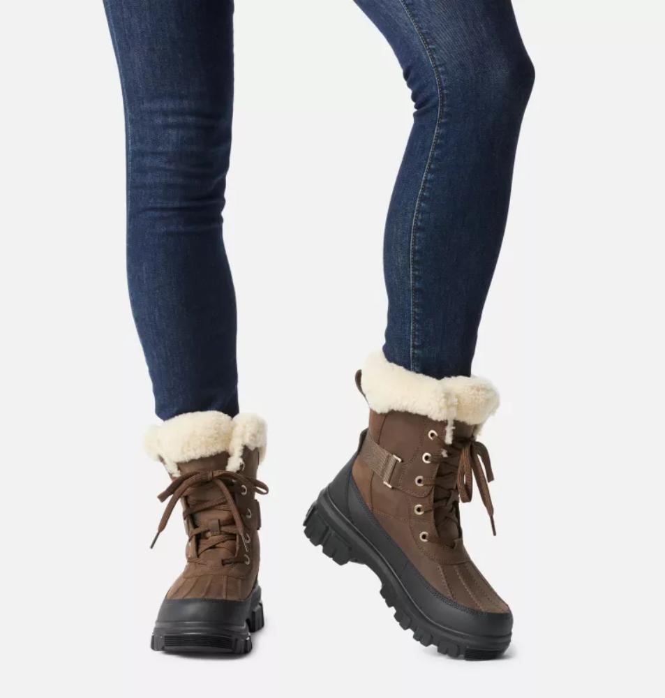 Sorel - Tivoli V Parc Wp - Tobacco/Black