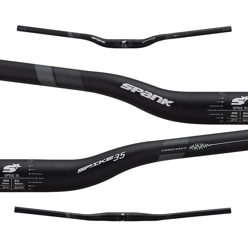 Spank - Spike 35 Vibrocore Bar - Black/Red