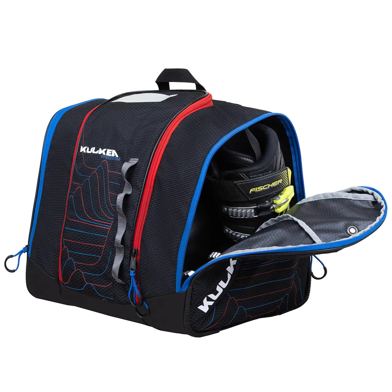 Kulkea - Speed Star Jr Boot Bag - Meteor Black Vapor Blue Mars Red