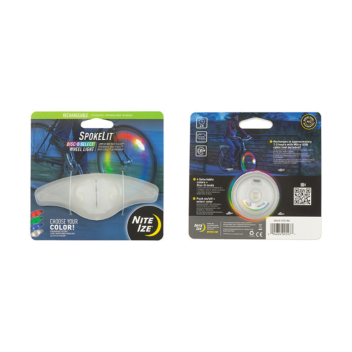 Nite Ize - SpokeLit Rechargeable - Disc-O Select