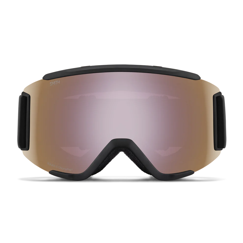 Smith - Squad S - Black; Everyday Rose Gold Mirror; ChromaPop Polarized