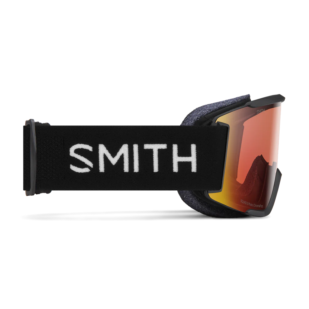 Smith - Squad S - Black; Pro Photo Red Mirror
