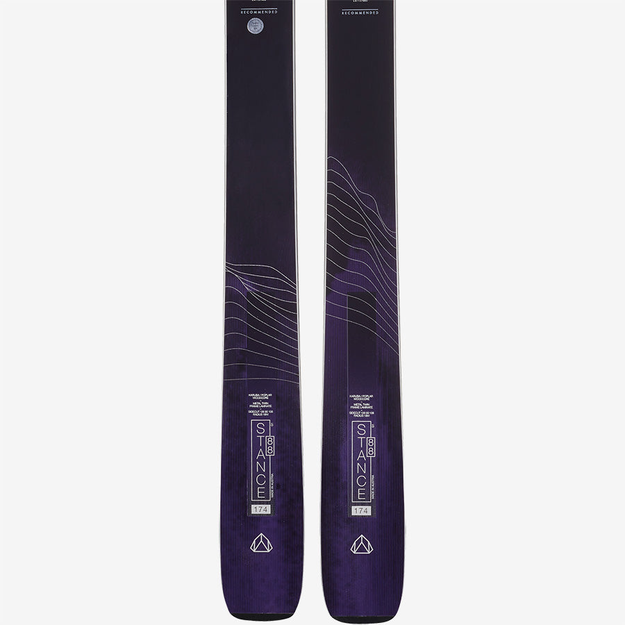Salomon - Stance 88 Skis Women's - Black