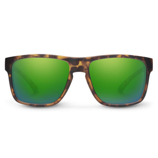 Suncloud - Rambler - Matte Tortoise; Polarized Green Mirror