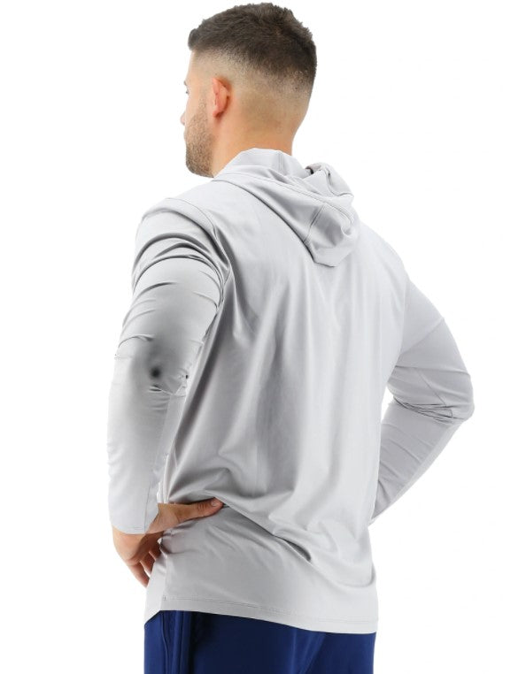 TYR - SunDefense Hooded Shirt - Grey
