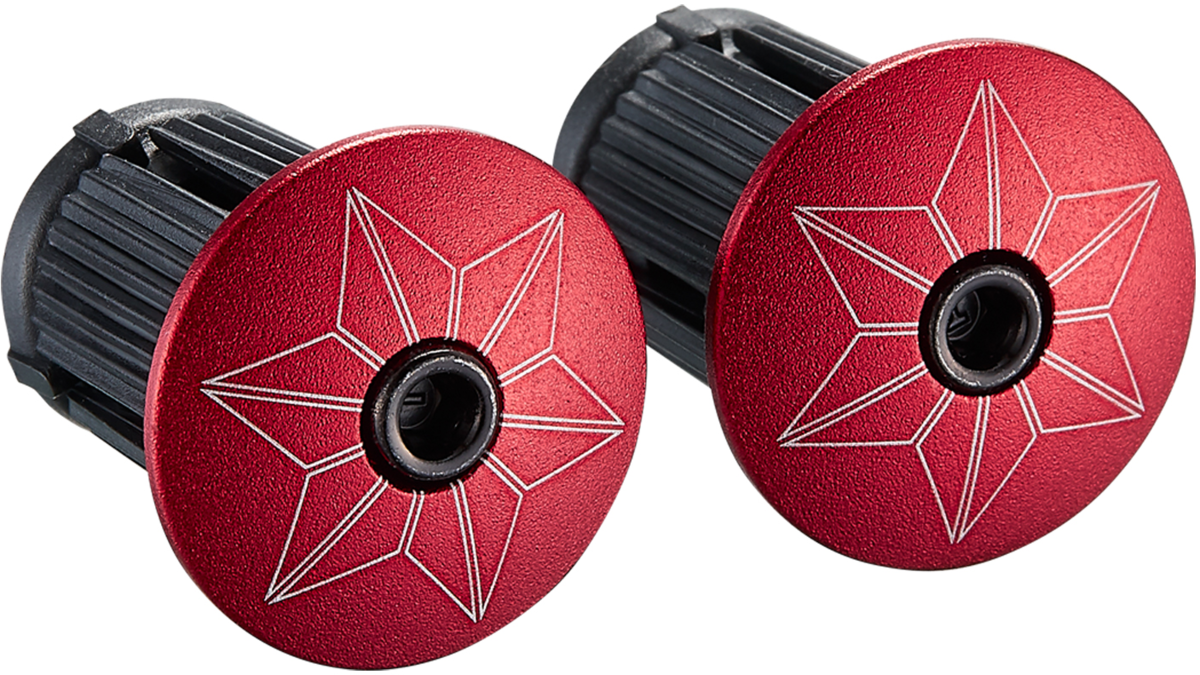 Vittoria - Bling Tape with Plugs - Red/Ano Red