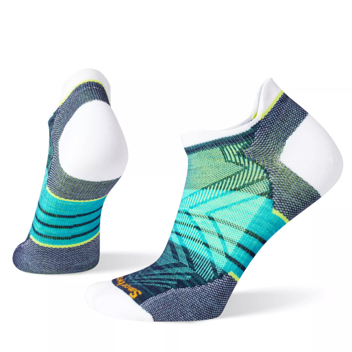 Smartwool - Run Zero Cush Stripe Low Ankle Socks - Women's - Black