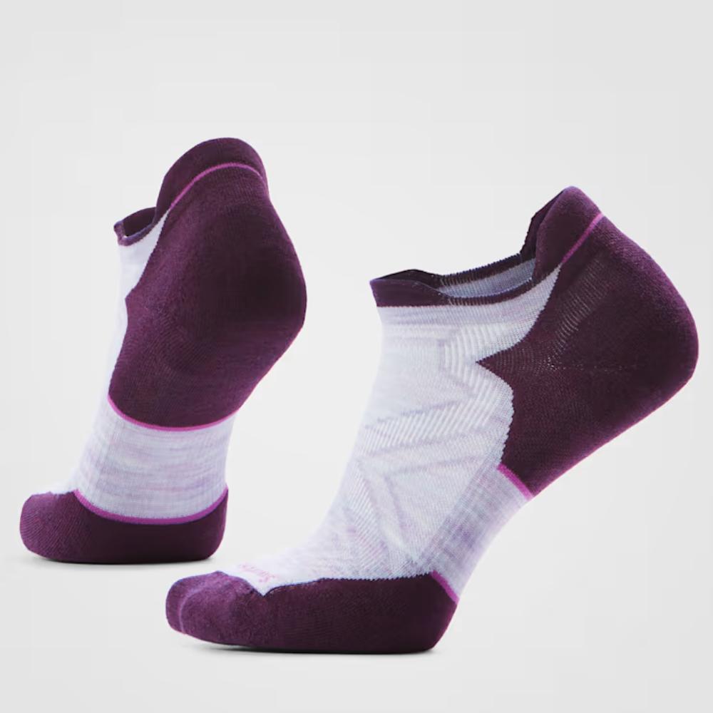 Smartwool - Run Targeted Cush Low Ankle - Women's - Purple-White