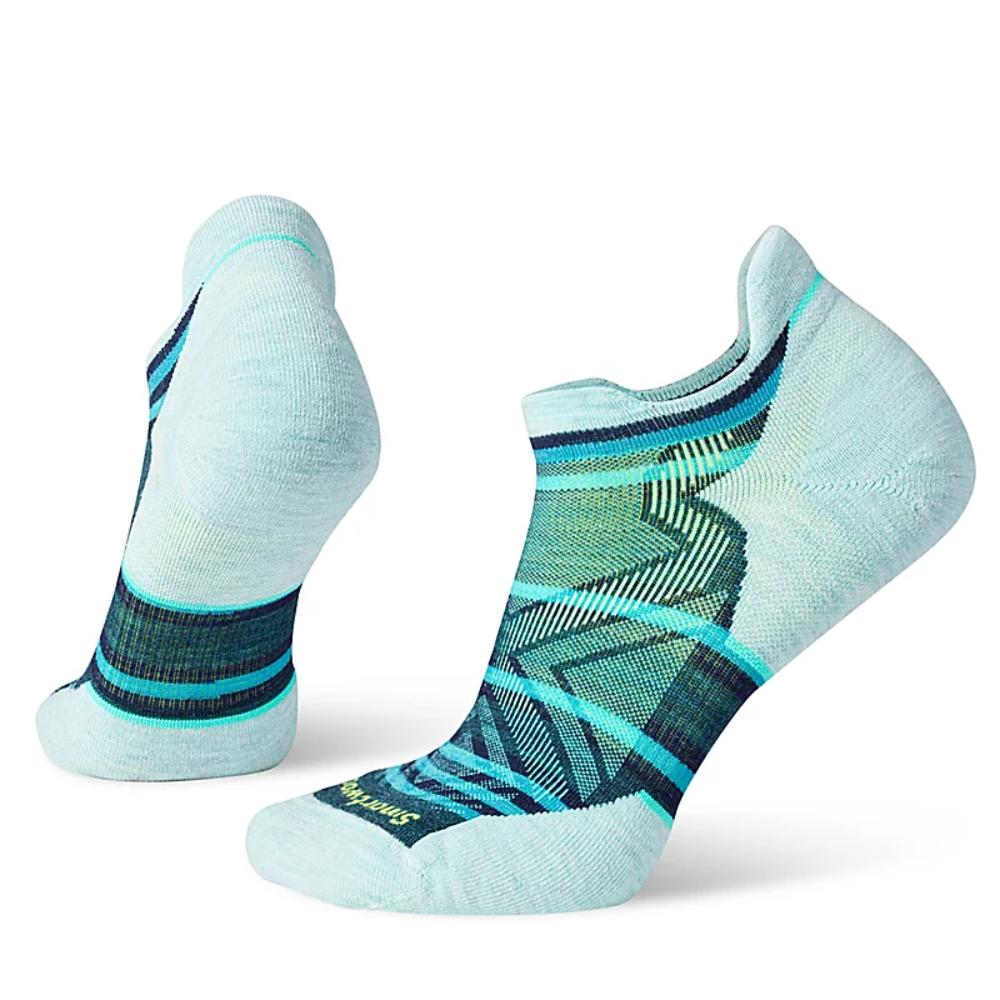 Smartwool - Run Targeted Cushion Stripe Low Ankle Socks - Women's - Twilight Blue