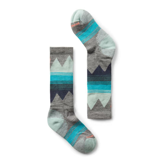 Smartwool - Ski Light Cushion OTC Socks - Kids' - Alpine Blue