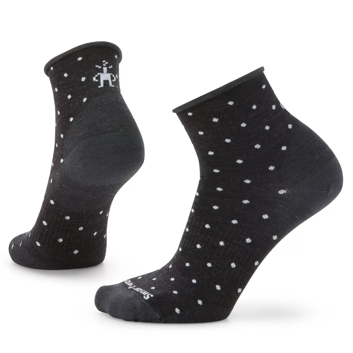 Smartwool - Everyday Classic Dot Ankle Socks - Unisex - Charcoal