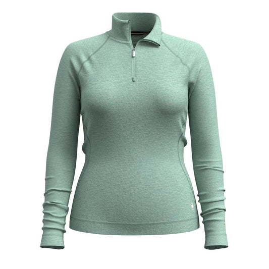 Smartwool - Classic Thermal Merino Base Layer 1/4 Zip - Women's - Purple Iris Heather