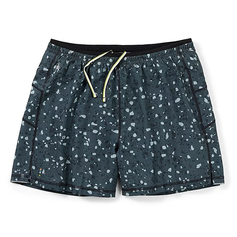 Smartwool - Mens Merino Sport Lined Short - Black Composite Print