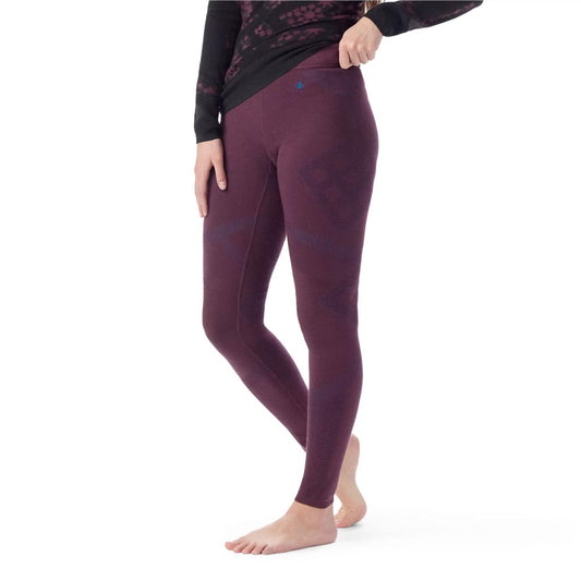 Smartwool - Intraknit Thermal Merino Base Layer Bottom - Women's - Eggplant-Nival Blue
