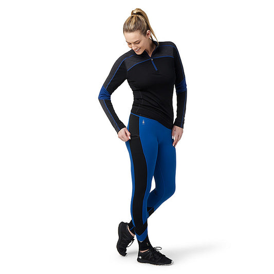 Smartwool - Merino Sport Fleece Colorblock Legging - Women's - Blueberry Hill