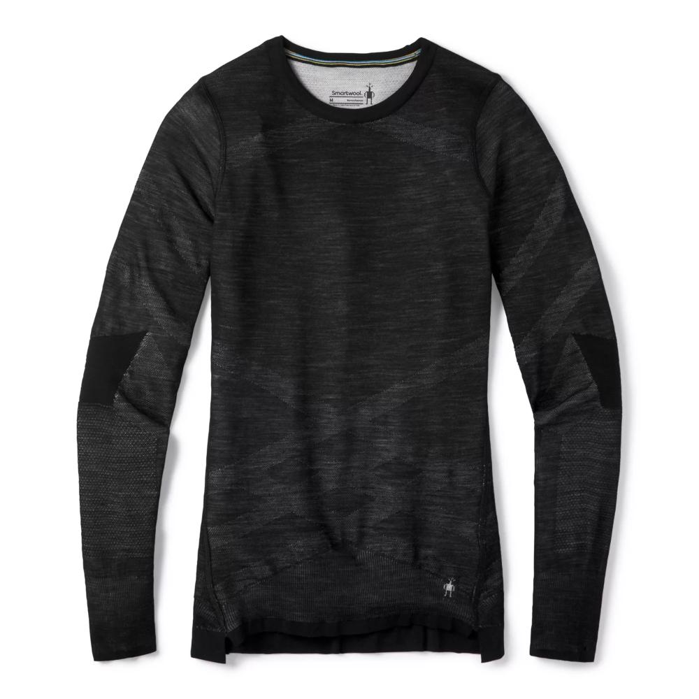 Smartwool - Intraknit Thermal Merino Base Layer Crew - Women's - Black / White