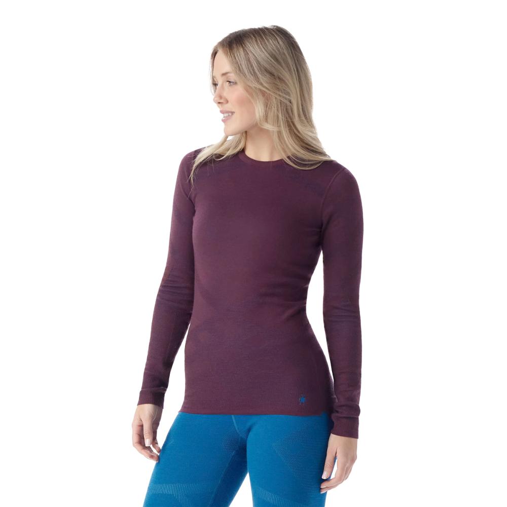 Smartwool - Intraknit Thermal Merino Base Layer Crew - Women's - Eggplant-Nival Blue