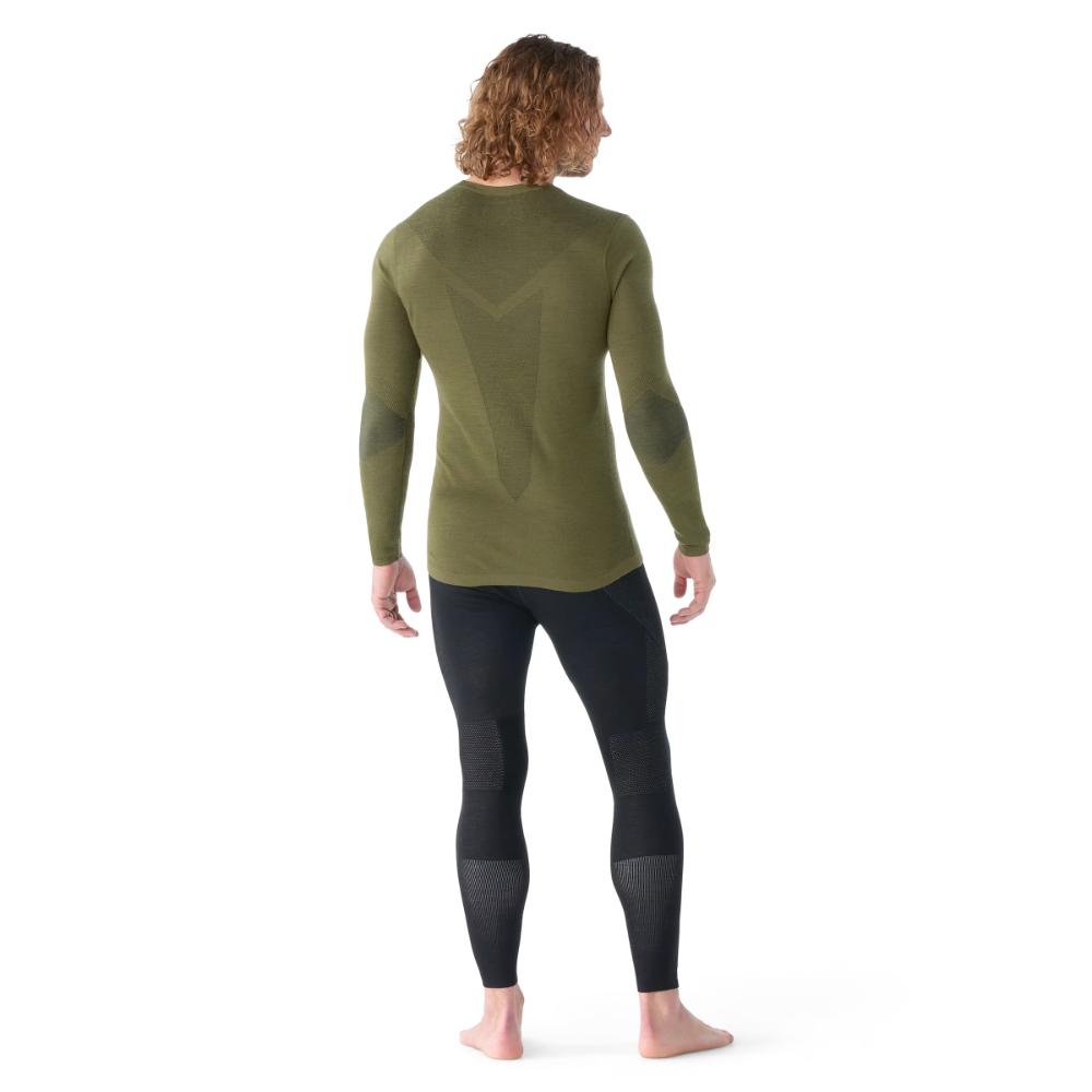 Smartwool - Intraknit Thermal Merino Base Layer Crew - Men's - Black-White
