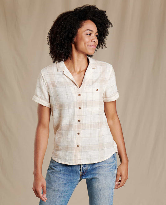 Toad and Co - Camp Cove Short Sleeve Shirt - Umber Plaid