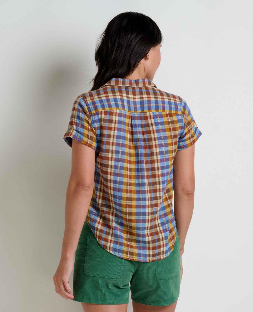 Toad and Co - Camp Cove Short Sleeve Shirt - Umber Plaid