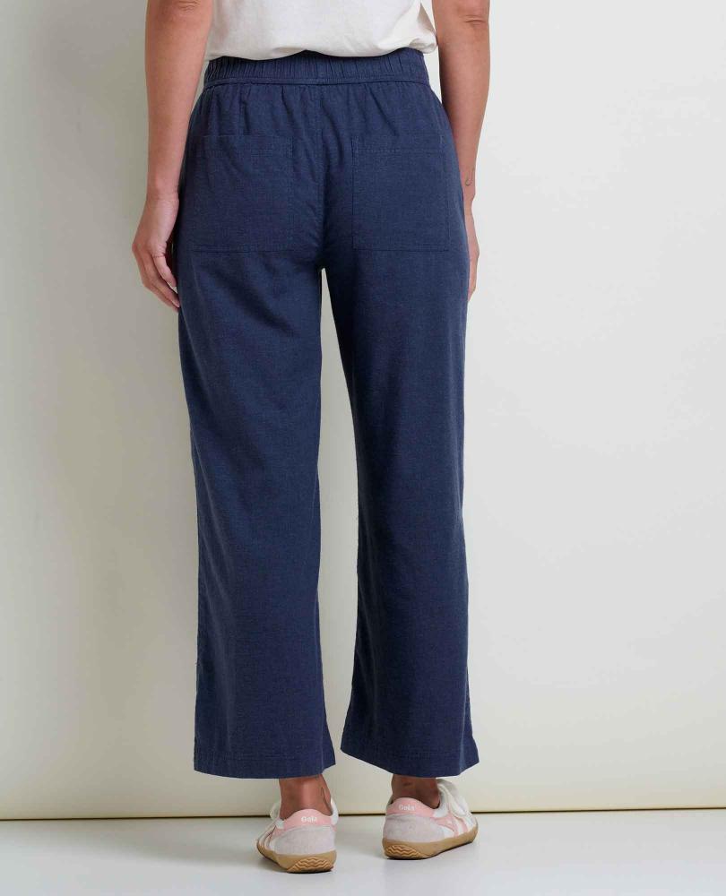 Toad and Co - Taj Hemp Wide Leg Pant - Women's - Chestnut Floral Print