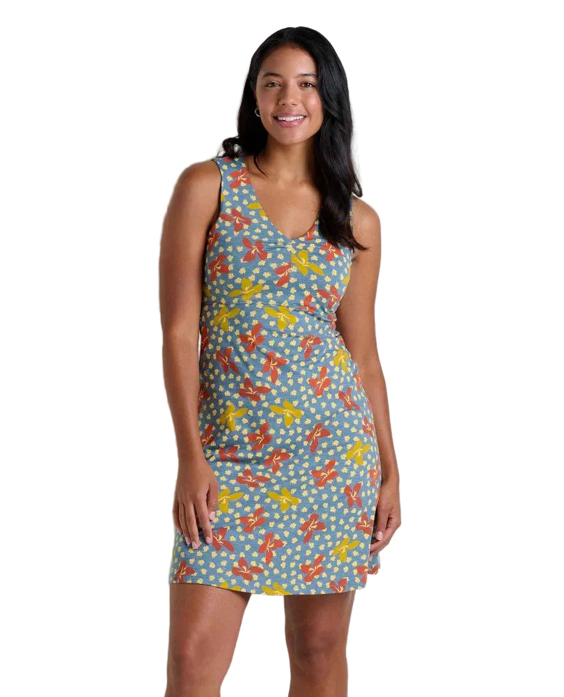 Toad and Co - Rosemarie Sleeveless Dress - North Shore Lily Print