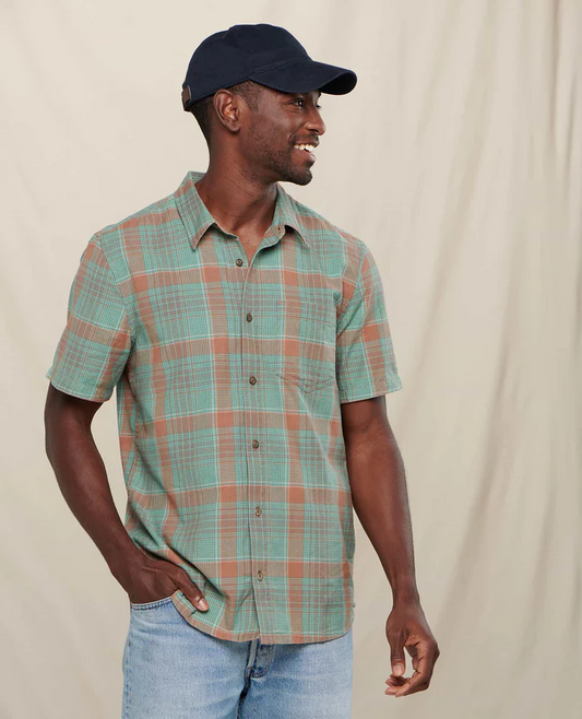 Toad and Co - Airscape Short Sleeve Shirt - Men's - Lichen Check