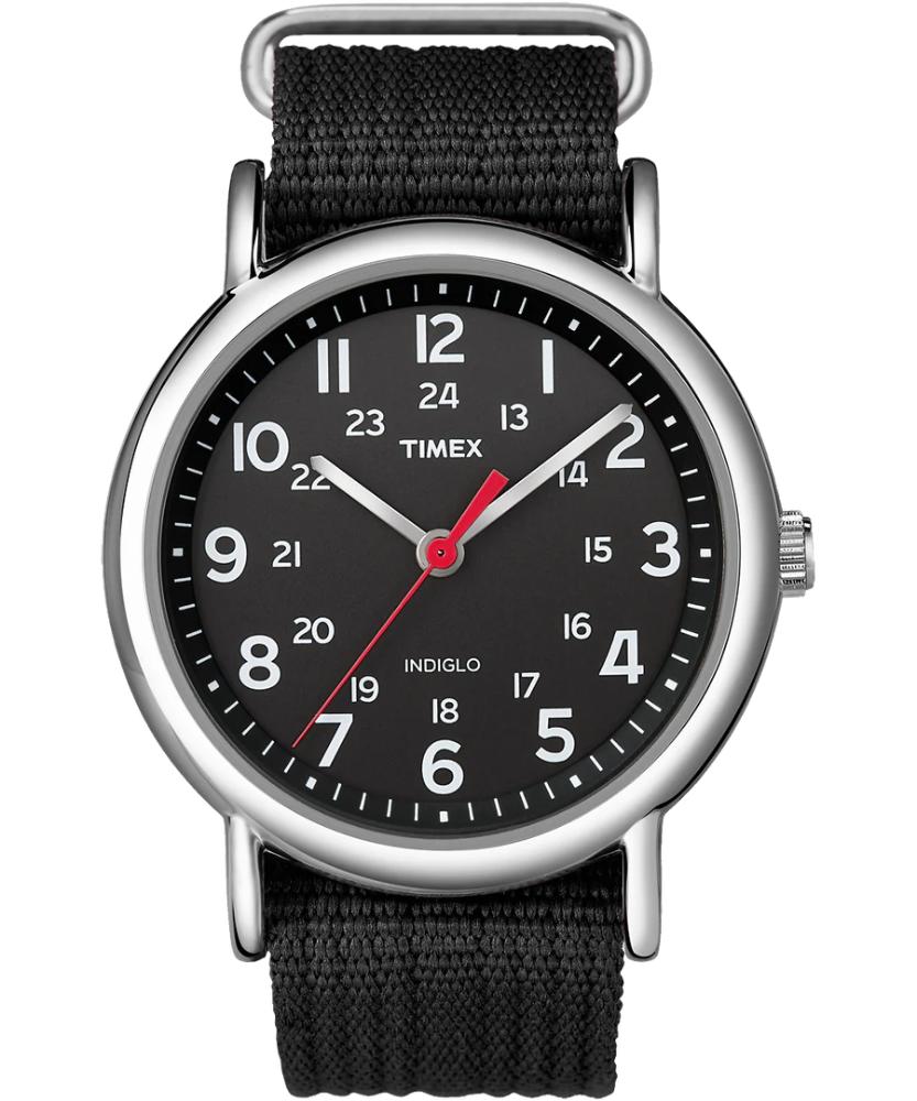 Timex - Weekender 38mm Fabric Strap Watch - Green