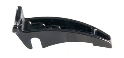 A picture of three flotation tails for use with different MSR snowshoes