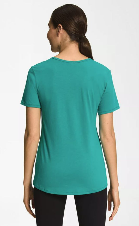 The North Face - Terrain Short Sleeve Scoopneck Tee - Women's - Tnf Light Grey Heather