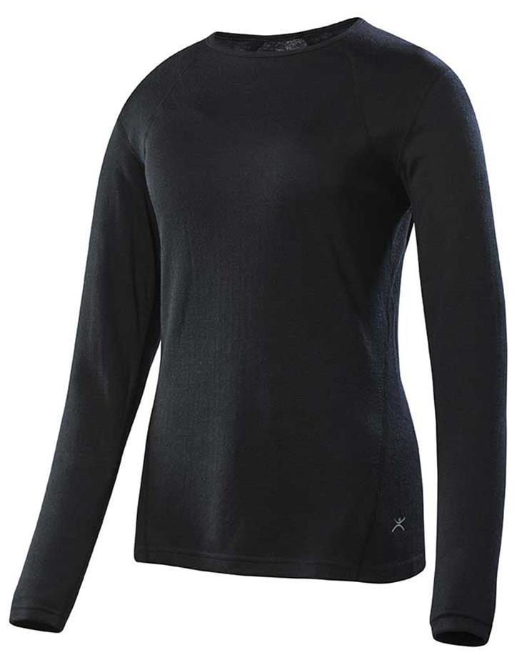TERRAMAR - Women's 2 Layer Thermal Crew - Black