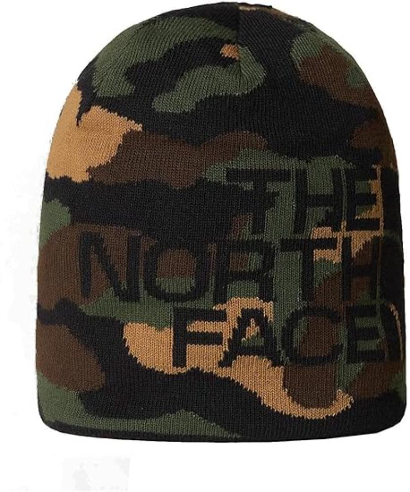 The North Face - Reversible Highline Beanie - TNF Black TNF Camo Print/TNF Black