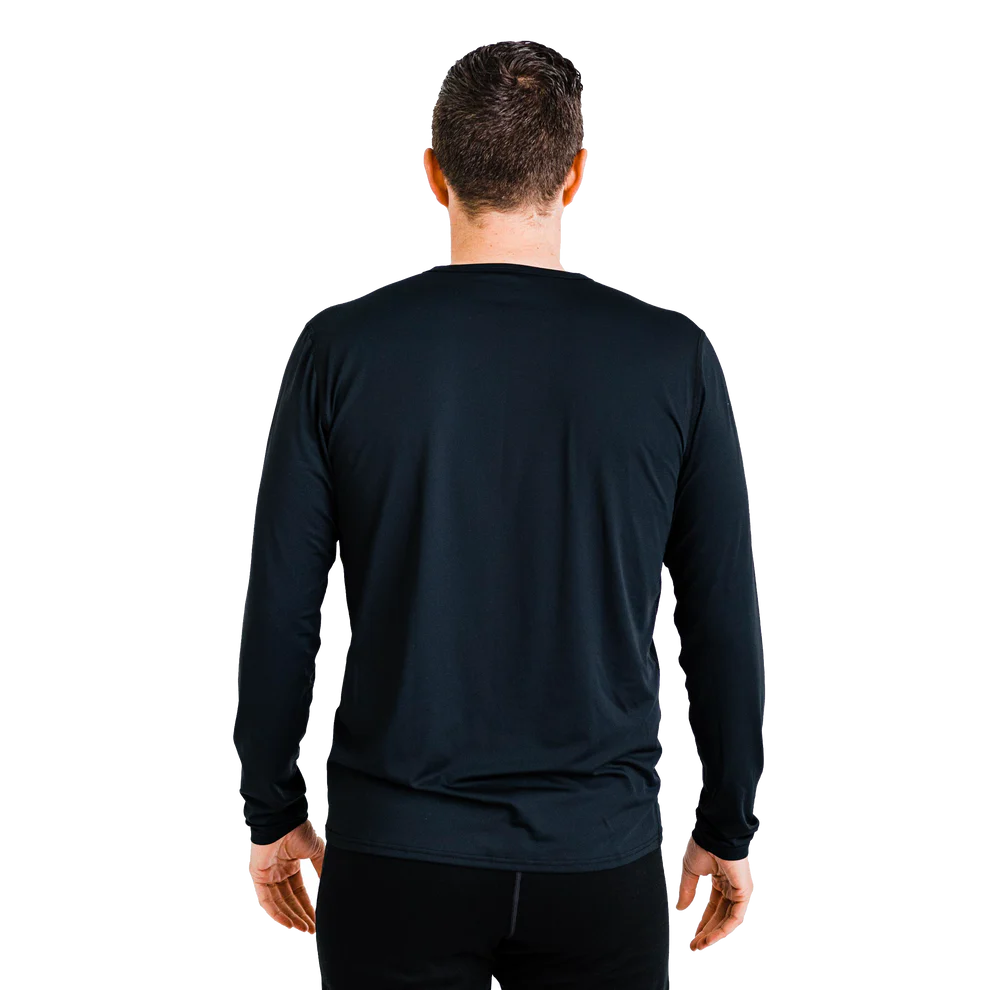 Polarmax - Men's Micro Fleece Crew - Black