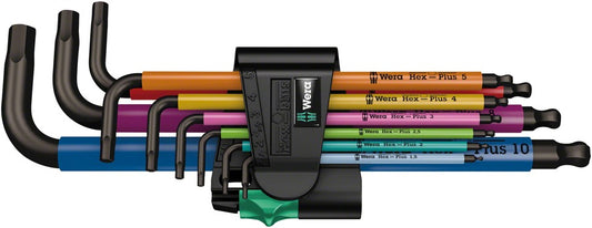 Wera - 950/9 Hex-Plus SB L-Key Hex Wrench Set - Metric, Multicolor