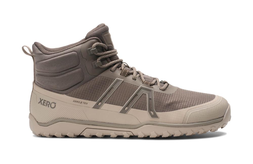 Xero Shoes - Scrambler Trail Mid WP - Men's - Morel/Pure Cashmere